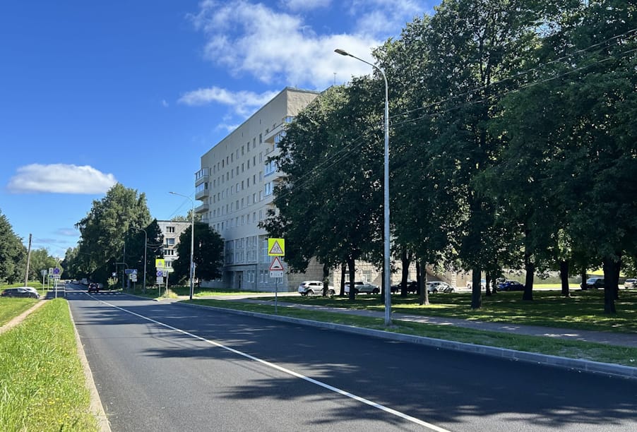 В Санкт-Петербурге отремонтирован Меншиковский проспект